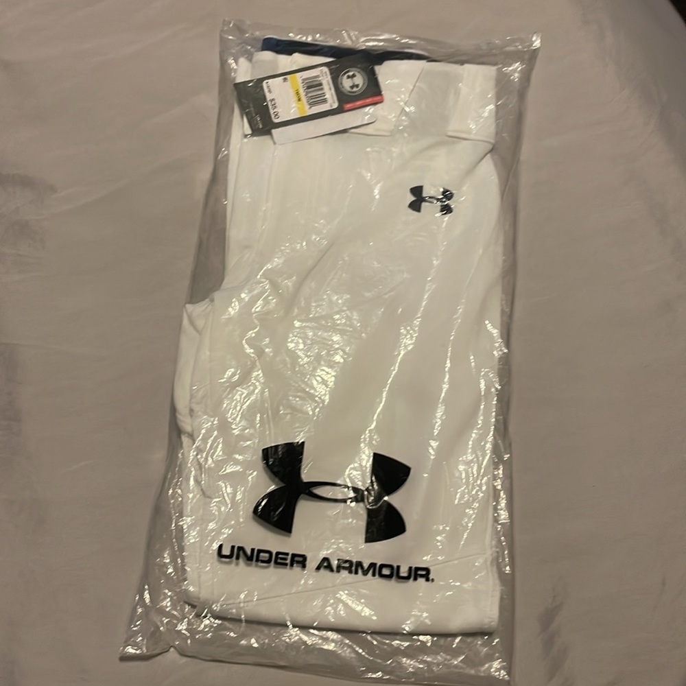 NWT Baseball Pants White Under Armour